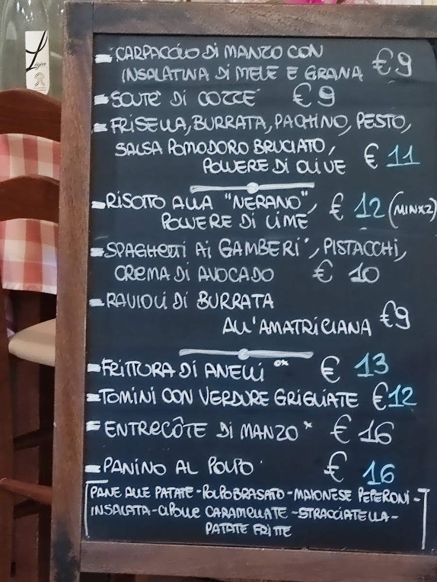 Circolo di Agrano Menu - Image 6